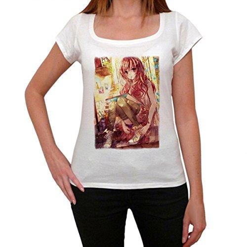 Manga-Künstler-T-Shirt für Damen, weiß, T-Shirt für Damen, Geschenk