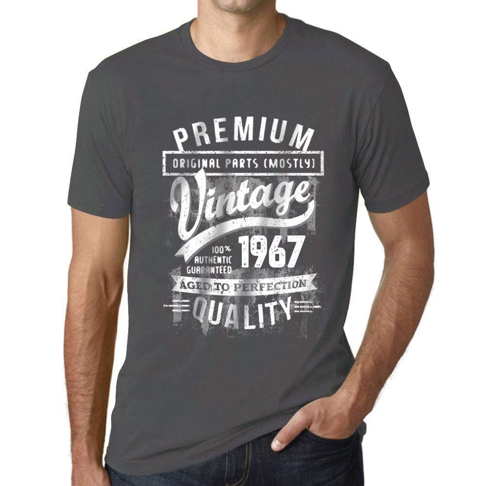 Ultrabasic - Homme T-Shirt Graphique 1967 Aged to Perfection Tee Shirt Cadeau d'anniversaire