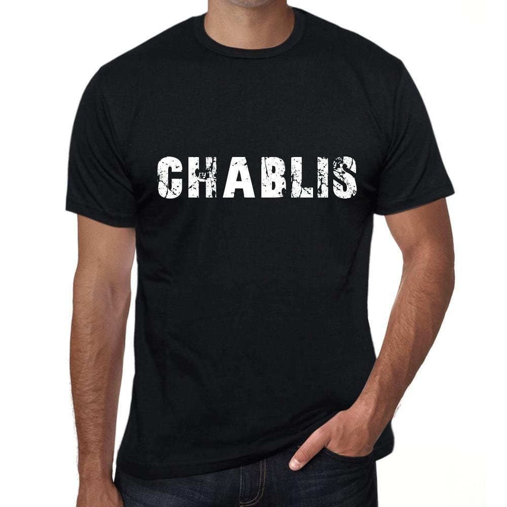 Homme T Shirt Graphique Imprimé Vintage Tee Chablis