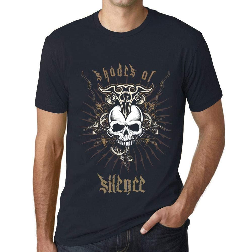 Ultrabasic - Homme T-Shirt Graphique Shades of Silence Marine