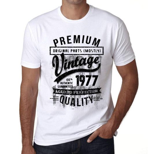 Ultrabasic - Homme T-Shirt Graphique 1977 Aged to Perfection Tee Shirt Cadeau d'anniversaire