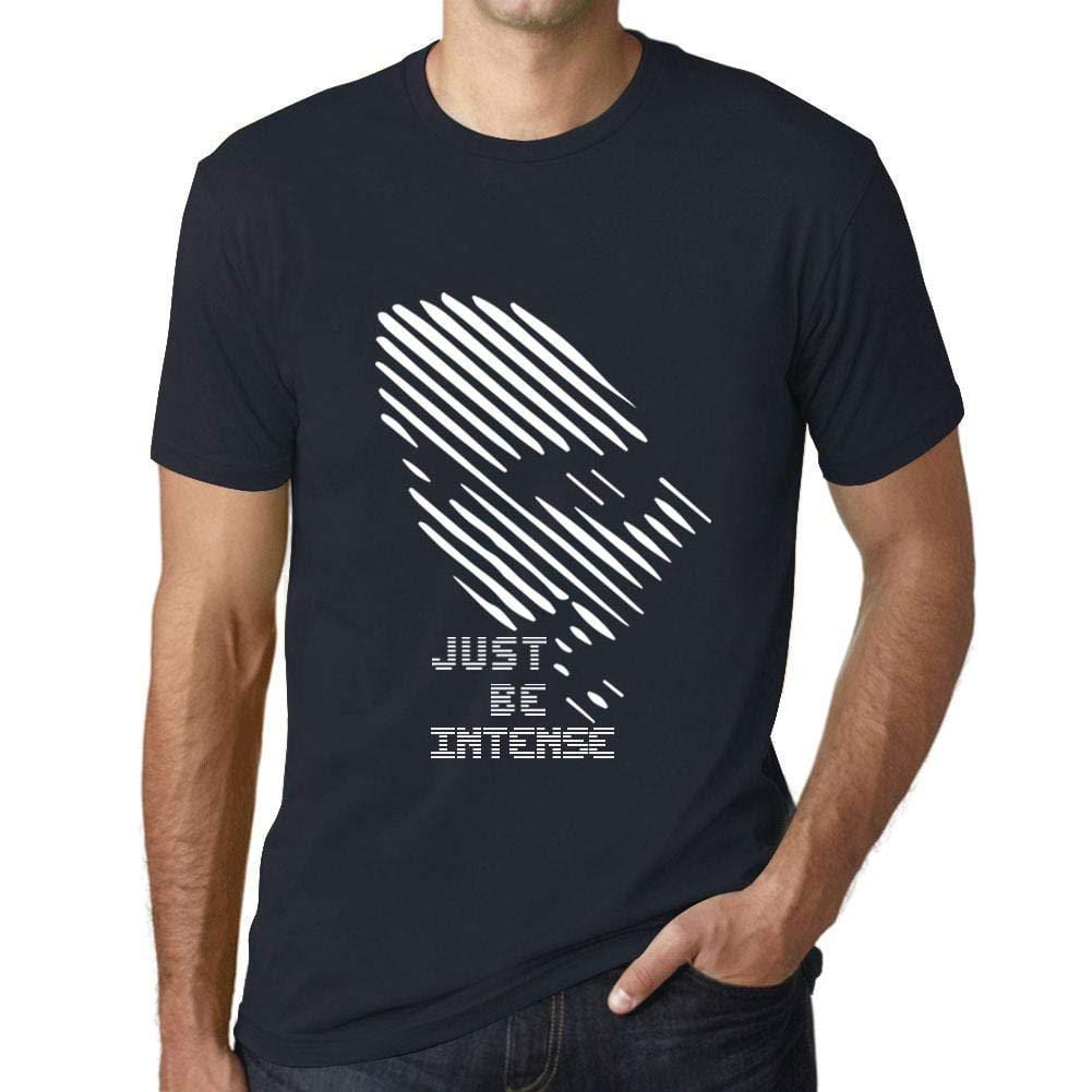 Ultrabasic - Herren T-Shirt Graphique Just be Intense Marine
