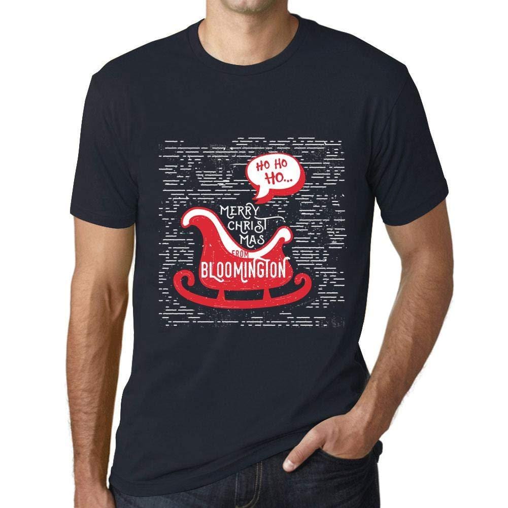 Ultrabasic Homme T-Shirt Graphique Merry Christmas from Bloomington Marine