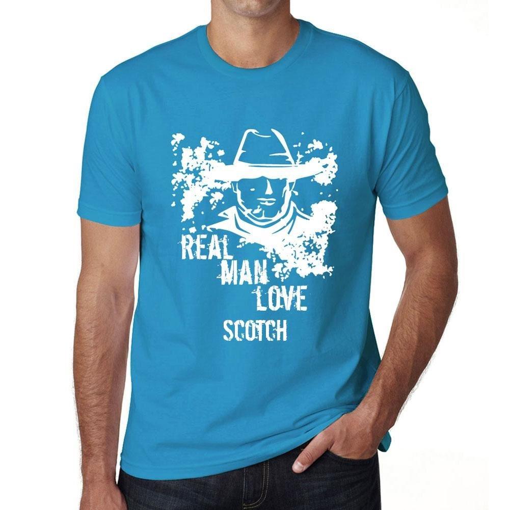 Homme Tee Vintage T Shirt Scotch, Real Men Love Scotch