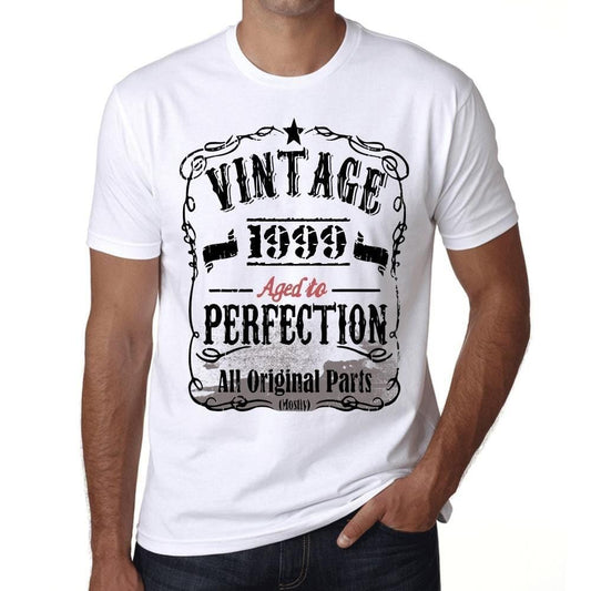 Homme Tee Vintage T-Shirt 1999 Vintage Aged to Perfection