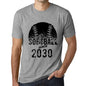 Men&rsquo;s Graphic T-Shirt Softball Since 2030 Grey Marl - Ultrabasic