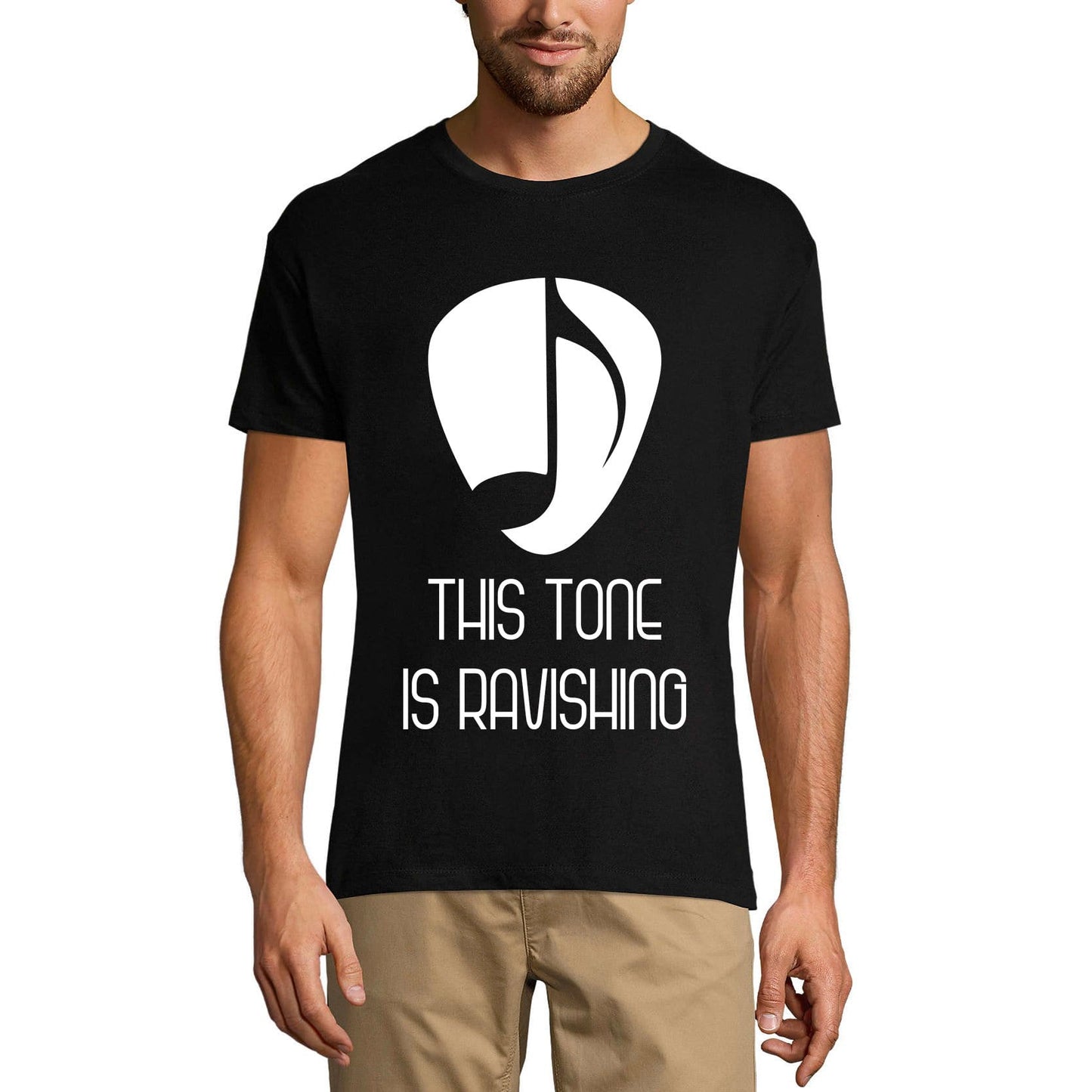 ULTRABASIC Men's Graphic T-Shirt This Tone is Ravishing - Music Sound Shirt