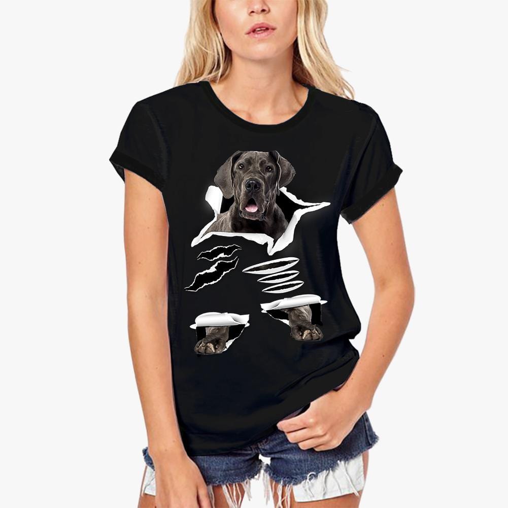 ULTRABASIC Women's Organic T-Shirt - Black Labrador Retriever - Funny Dog Shirt dog puppy girl gift cute pug funny Golden Retriever French Bulldog Chihuahua Dalmatian German Shepherd Chow Rottweiler Pomeranian Vizsla Organic Boston Terrier Yorkshire Terrier Beagle Pomchi Labradoodle Dachshund Mastiff Black Labrador Retriever