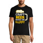 ULTRABASIC Herren T-Shirt Craft Beer Makes Me Hoppy – Lustiges Bierliebhaber-T-Shirt
