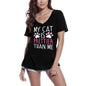 ULTRABASIC Damen-T-Shirt „My Cat Is Prettier Than Me“ – Lustiges Kätzchen-Shirt für Katzenliebhaber