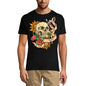 ULTRABASIC Herren-Grafik-T-Shirt War Peace Love Kill – Scary Skull Shirt