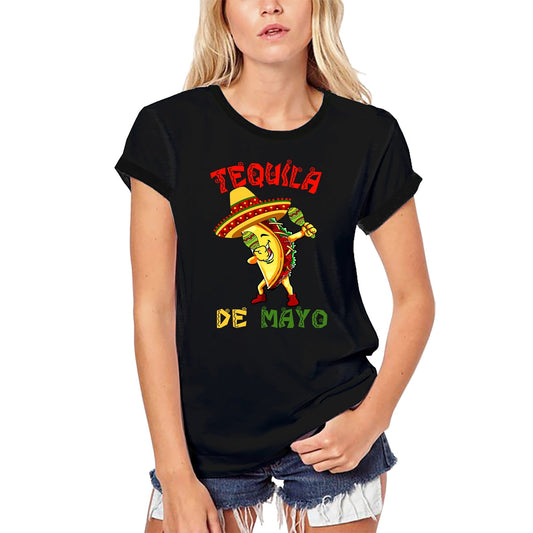 ULTRABASIC Women's Organic T-Shirt Tequila de Mayo - Funny Cinco de Mayo Tee Shirt