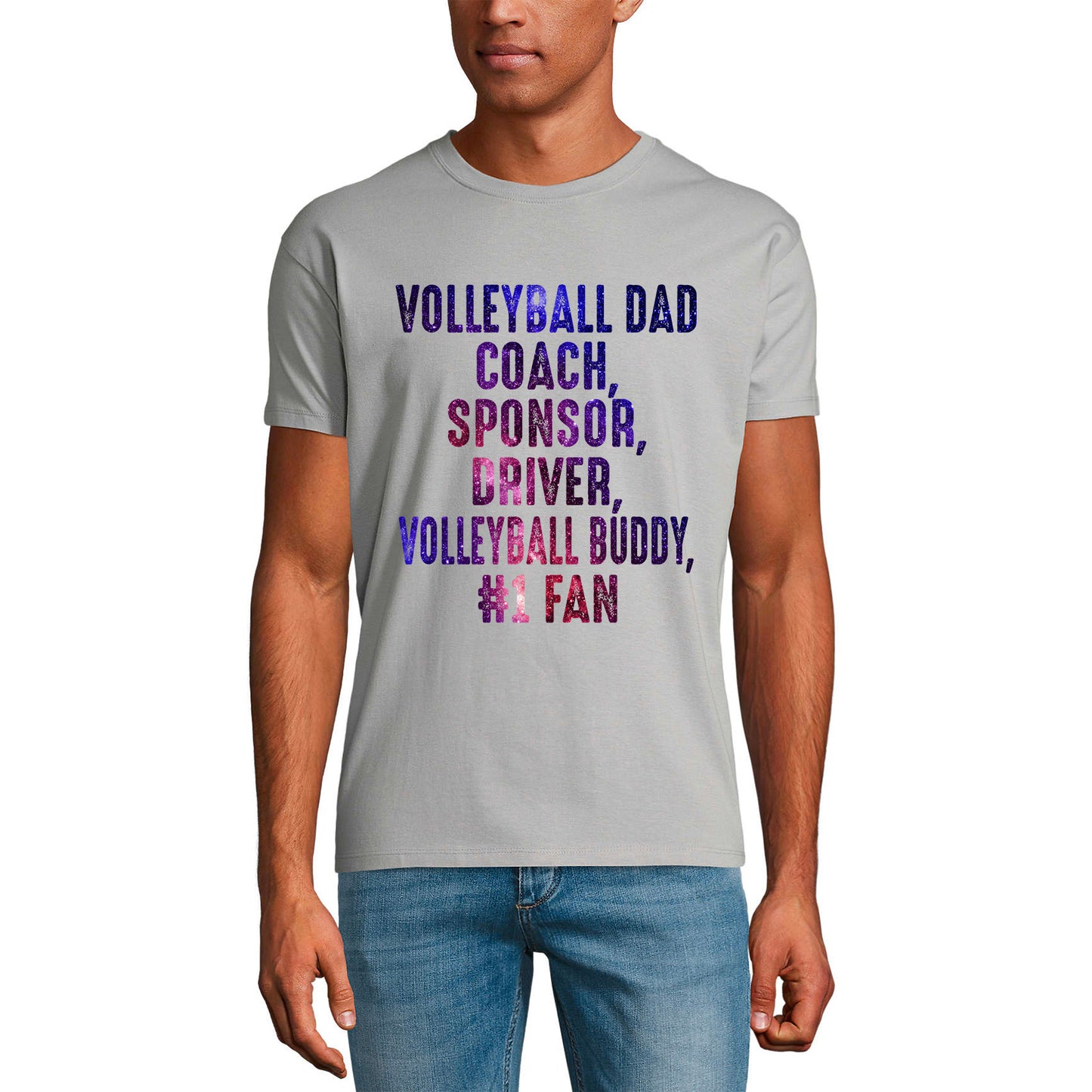 ULTRABASIC Herren Grafik-T-Shirt Volleyball Dad Volleyball Daddy – Geschenk für Volleyballspieler