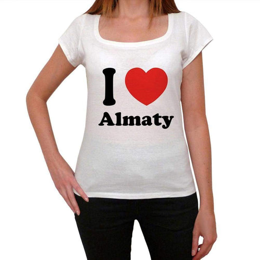Almaty T Shirt Woman Traveling In Visit Almaty Womens Short Sleeve Round Neck T-Shirt 00031 - T-Shirt