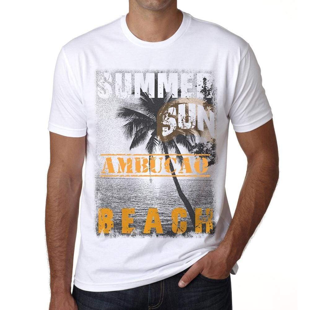 Ambucao Mens Short Sleeve Round Neck T-Shirt - Casual