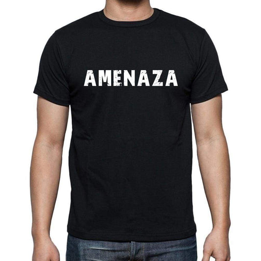 Amenaza Mens Short Sleeve Round Neck T-Shirt - Casual