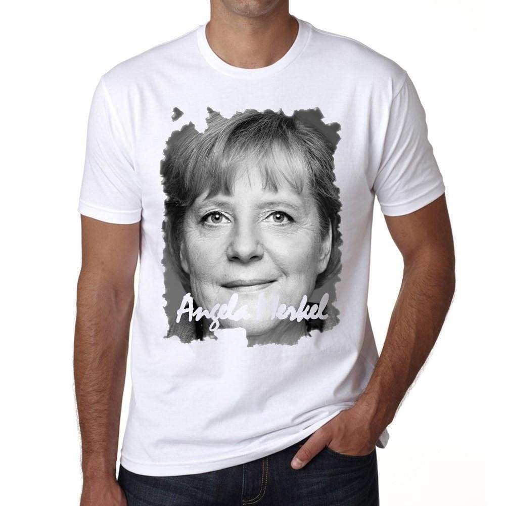 Angela Merkel Mens Short Sleeve Round Neck T-Shirt 00138