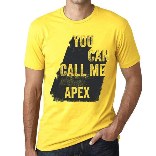 Apex You Can Call Me Apex Mens T Shirt Yellow Birthday Gift 00537 - Yellow / Xs - Casual