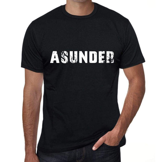 Asunder Mens Vintage T Shirt Black Birthday Gift 00555 - Black / Xs - Casual