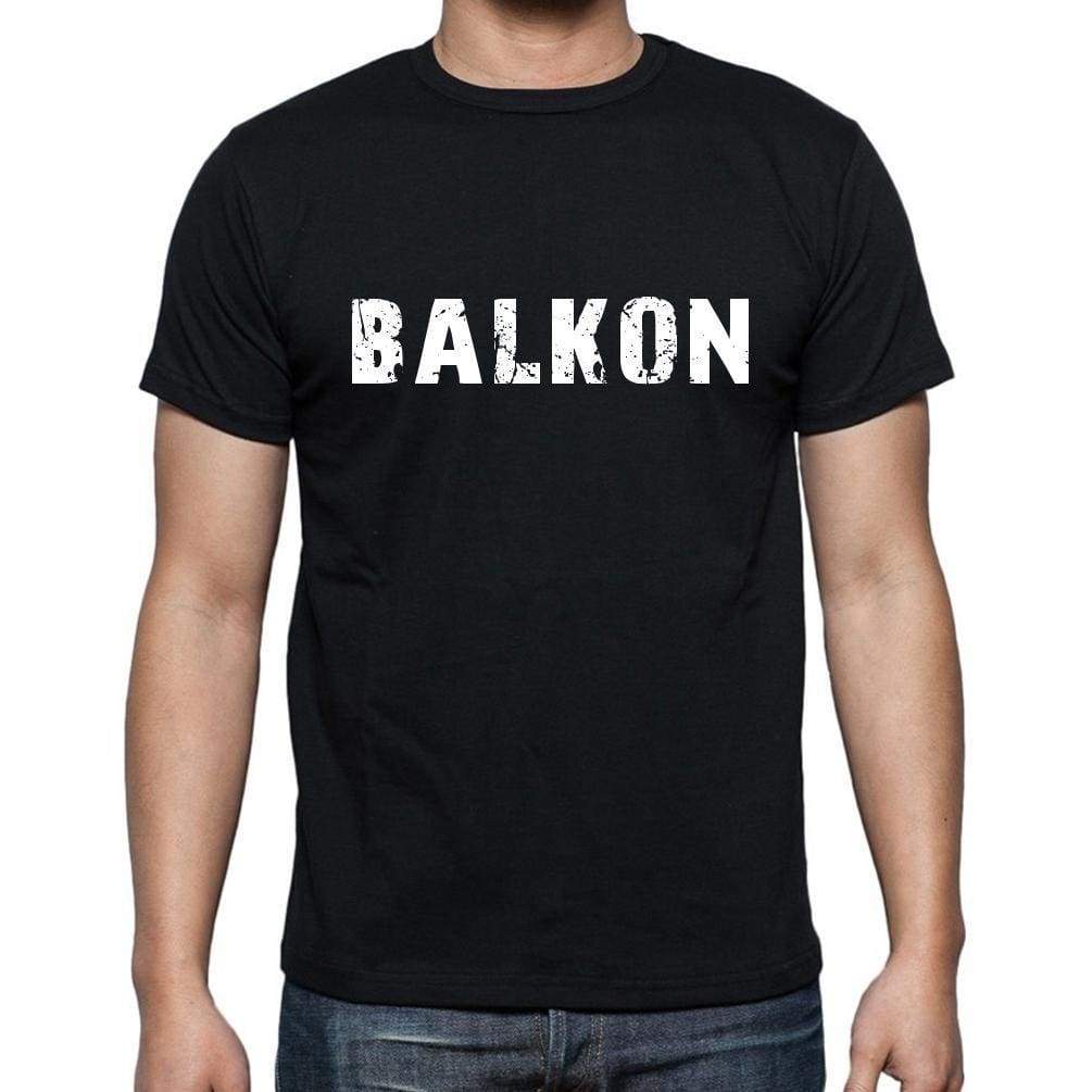 Balkon Mens Short Sleeve Round Neck T-Shirt - Casual