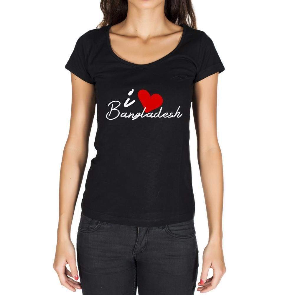 Bangladesh Womens Short Sleeve Round Neck T-Shirt - Casual