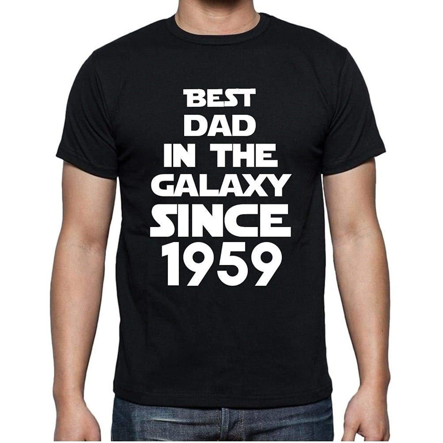 Best Dad 1959 Best Dad Mens T Shirt Black Birthday Gift 00112 - Black / Xs - Casual