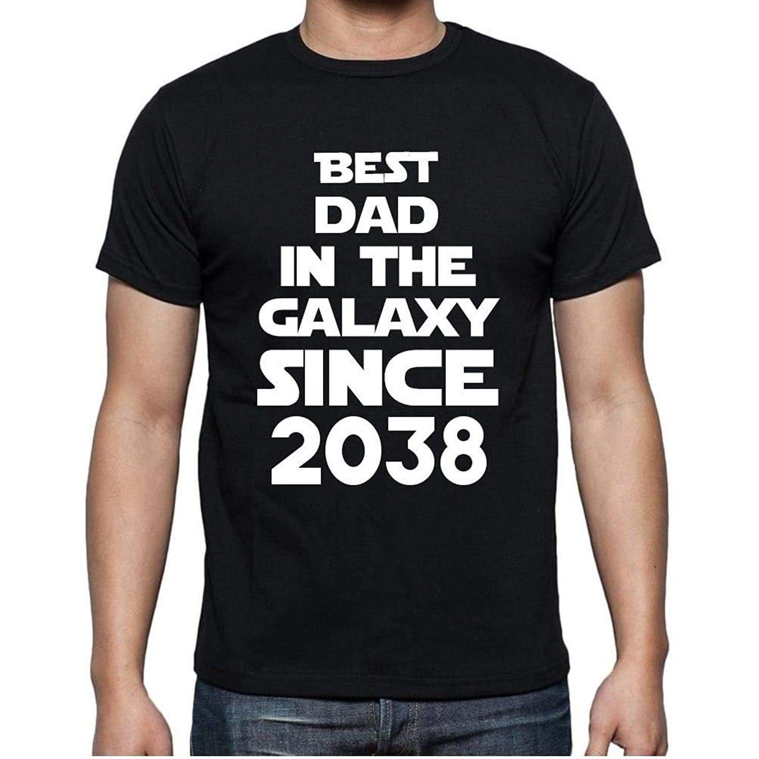 Best Dad 2038 Best Dad Mens T Shirt Black Birthday Gift 00112 - Black / Xs - Casual