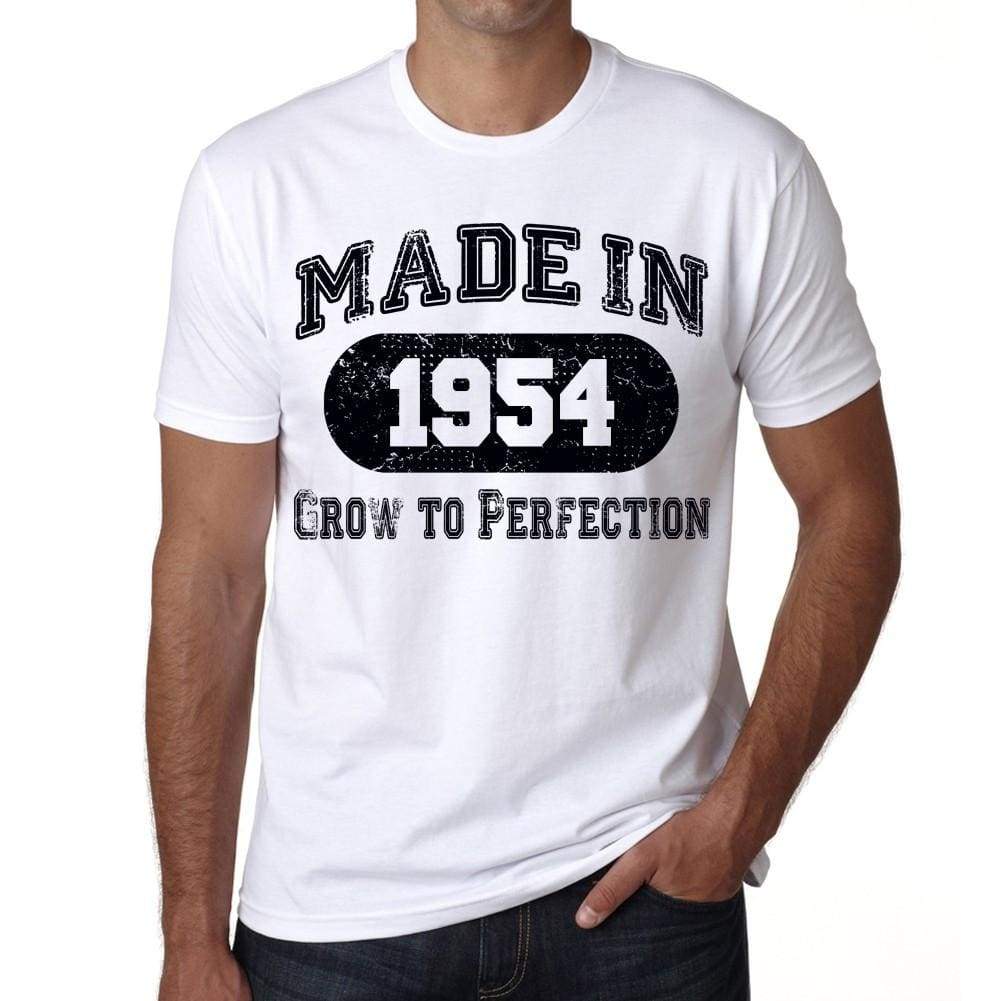Birthday Gift Made 1954 T-Shirt Gift T Shirt Mens Tee - S / White - T-Shirt