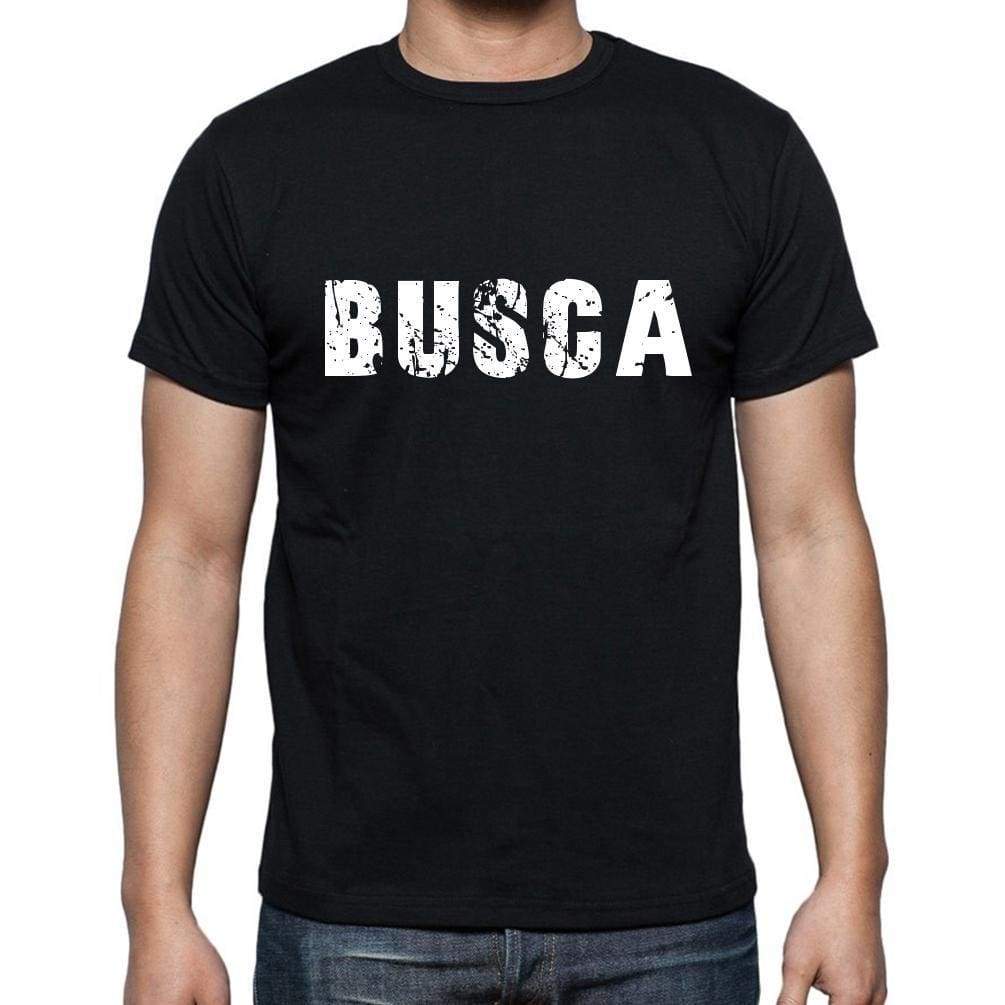 Busca Mens Short Sleeve Round Neck T-Shirt - Casual