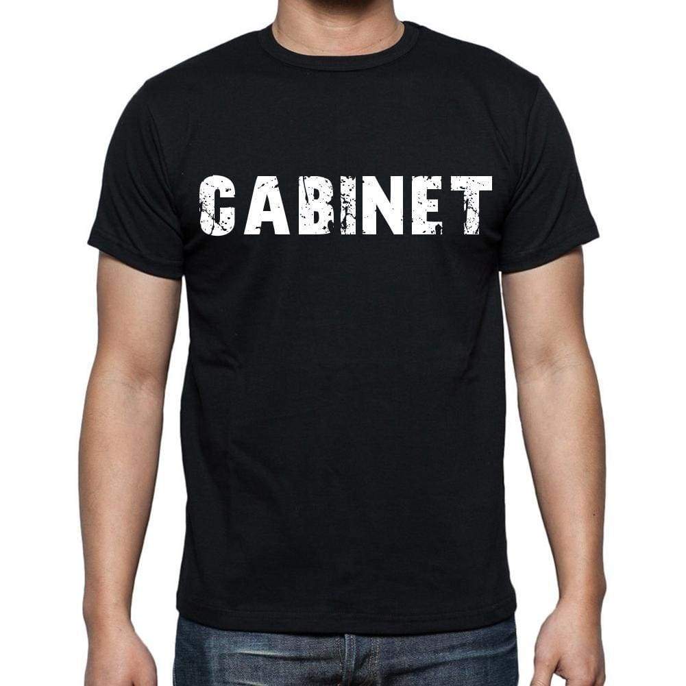 Cabinet Mens Short Sleeve Round Neck T-Shirt Black T-Shirt En