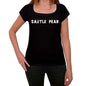 Castle Peak Womens T Shirt Black Birthday Gift 00547 - Black / Xs - Casual