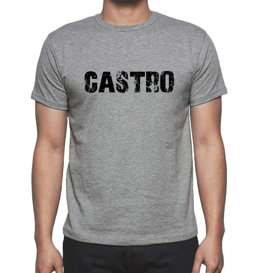 Castro Grey Mens Short Sleeve Round Neck T-Shirt 00018 - Grey / S - Casual