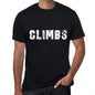 Climbs Mens Vintage T Shirt Black Birthday Gift 00554 - Black / Xs - Casual