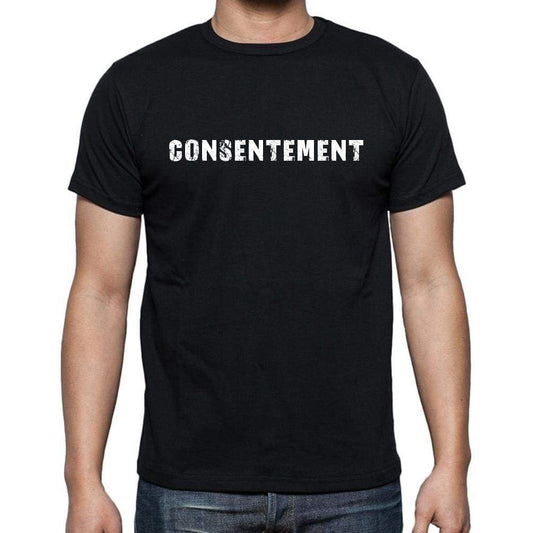 Consentement French Dictionary Mens Short Sleeve Round Neck T-Shirt 00009 - Casual