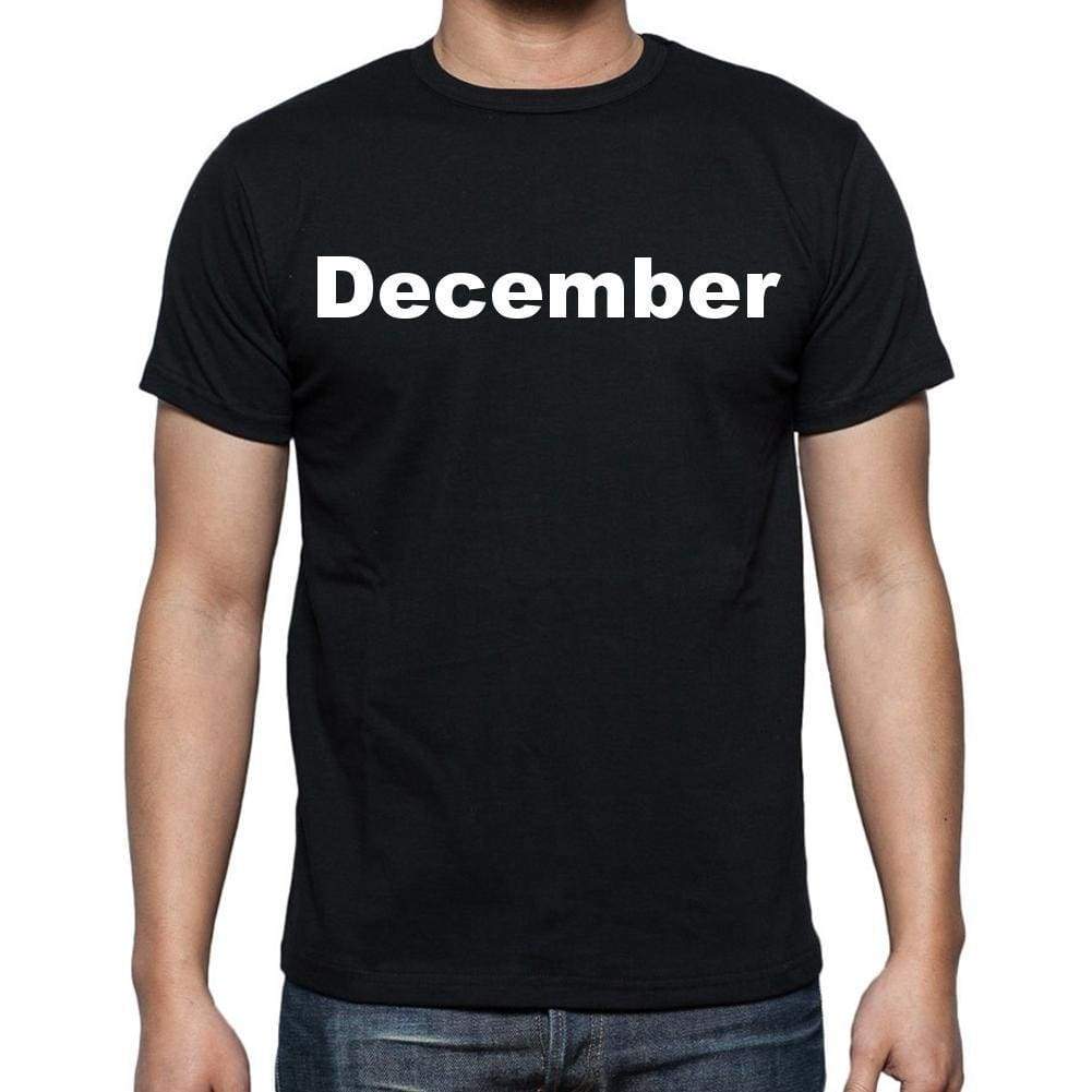 December Mens Short Sleeve Round Neck T-Shirt - Casual