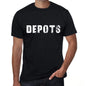 Depots Mens Vintage T Shirt Black Birthday Gift 00554 - Black / Xs - Casual