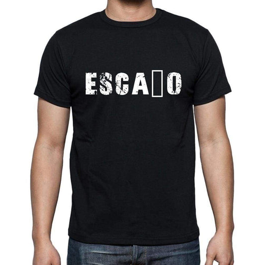 Esca±O Mens Short Sleeve Round Neck T-Shirt - Casual