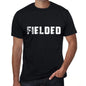 fielded Mens Vintage T shirt Black Birthday Gift 00555 - Ultrabasic