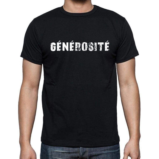 Générosité French Dictionary Mens Short Sleeve Round Neck T-Shirt 00009 - Casual