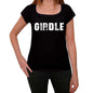Girdle Womens T Shirt Black Birthday Gift 00547 - Black / Xs - Casual
