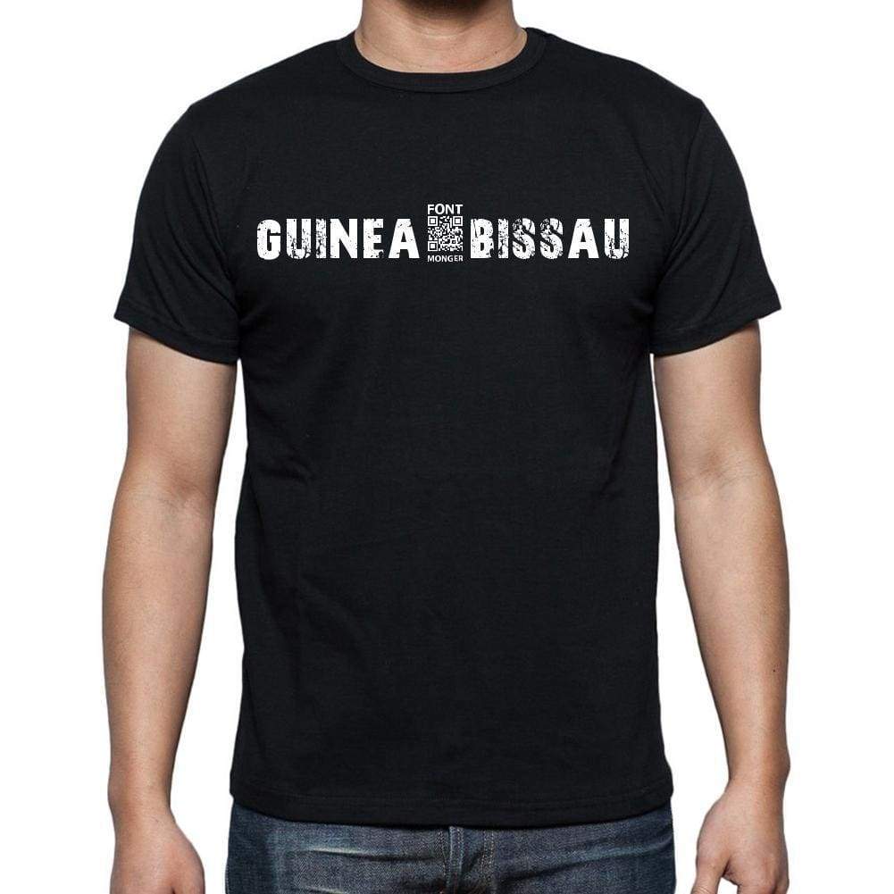 Guinea-Bissau T-Shirt For Men Short Sleeve Round Neck Black T Shirt For Men - T-Shirt