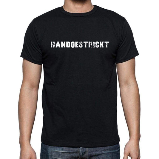 Handgestrickt Mens Short Sleeve Round Neck T-Shirt - Casual