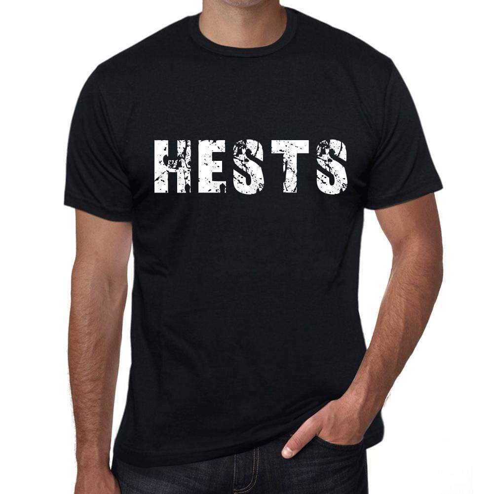 Hests Mens Retro T Shirt Black Birthday Gift 00553 - Black / Xs - Casual