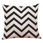 Home Decor Cushion Cover Black And White Geometry Throw Pillowcase Pillow Covers - Ultrabasic