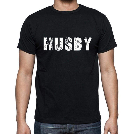 Husby Mens Short Sleeve Round Neck T-Shirt 00003 - Casual
