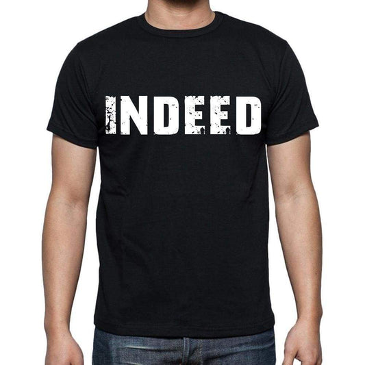 Indeed Mens Short Sleeve Round Neck T-Shirt Black T-Shirt En