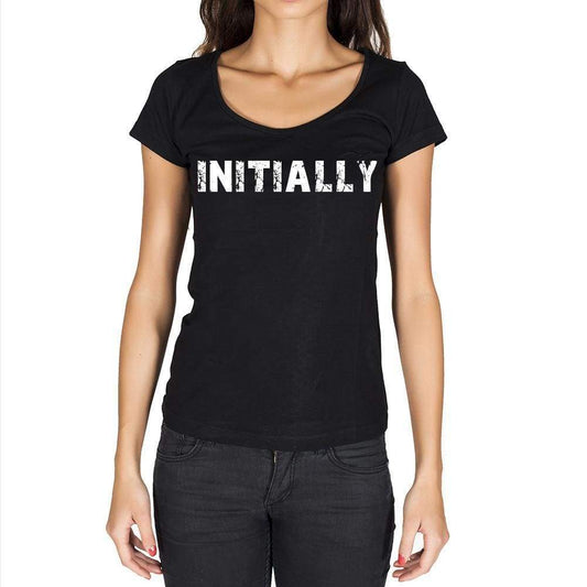 Initially Womens Short Sleeve Round Neck T-Shirt - Casual
