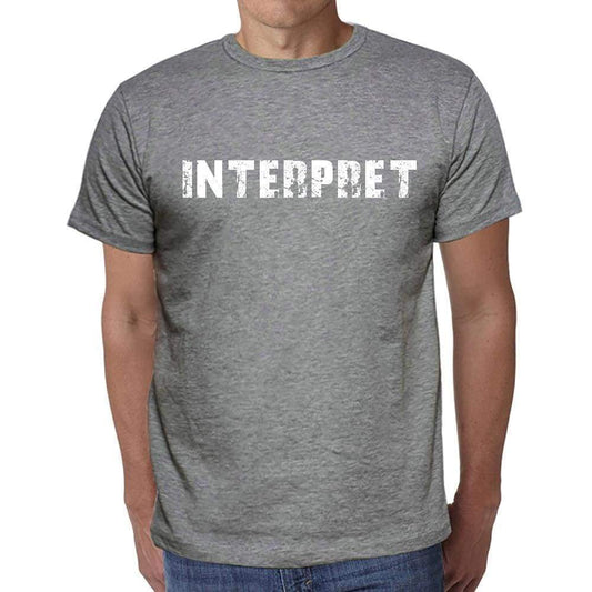 Interpret Mens Short Sleeve Round Neck T-Shirt 00035 - Casual