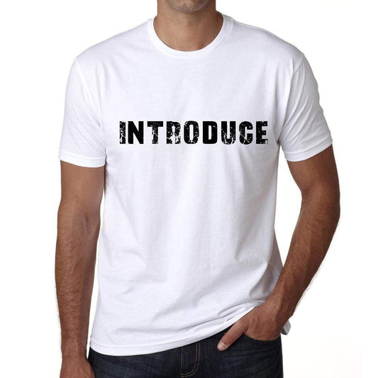 Introduce Mens T Shirt White Birthday Gift 00552 - White / Xs - Casual