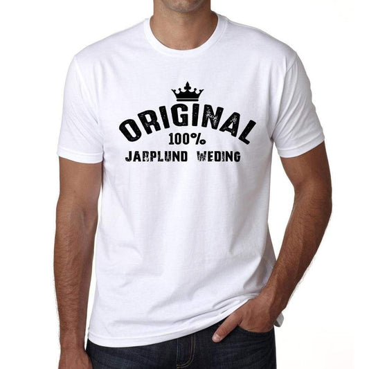 Jarplund Weding 100% German City White Mens Short Sleeve Round Neck T-Shirt 00001 - Casual